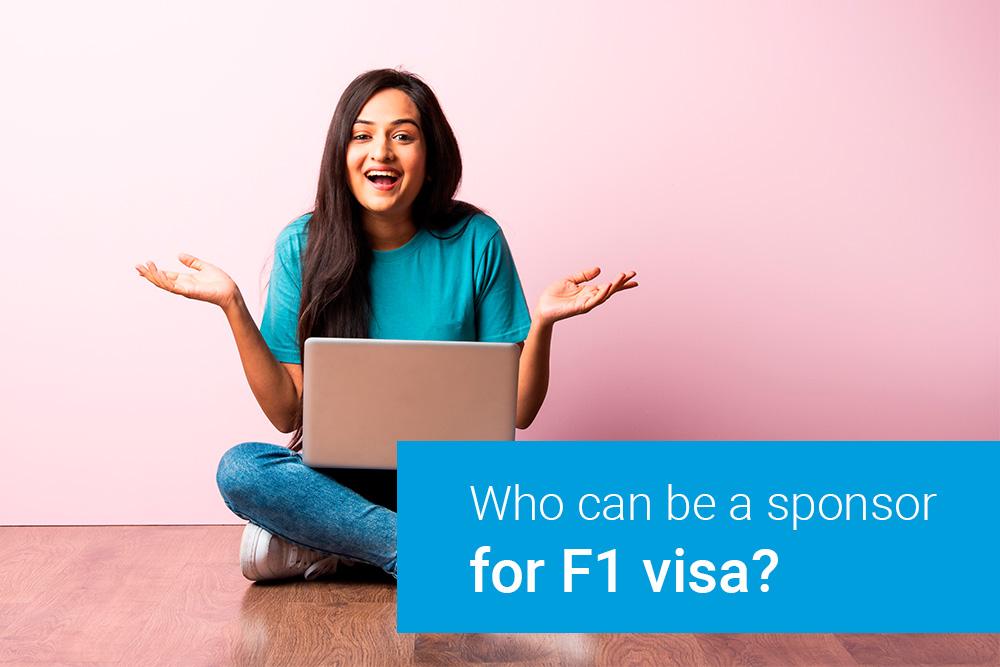 Who can be a sponsor for F1 visa?