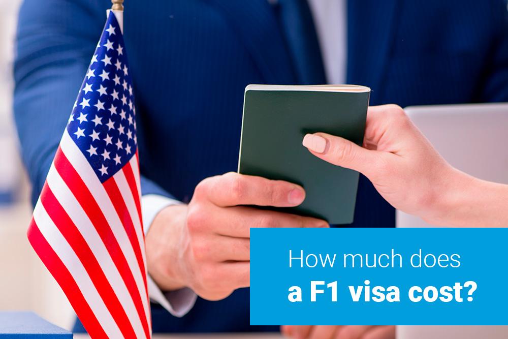 How much does a F1 visa cost?